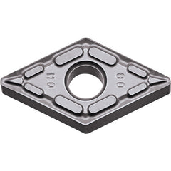 DNMG 441 MQ PR015S, 1/64″ Corner Radius, 1/4″ Thick, 1/2″ Inscribed Circle, MEGACOAT HARD, 55 Degree Diamond, Turning Indexable Insert