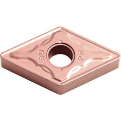 DNMG 432 PH CA310, 1/32″ Corner Radius, 3/16″ Thick, 1/2″ Inscribed Circle, TiCnulll2O3/Ti, Diamond, Turning Indexable Insert - Exact Industrial Supply