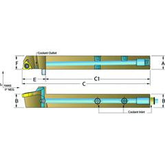 ASER1616-H16 Jet-Stream Toolholder - Benchmark Tooling