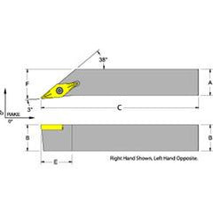 SVJCL08-2A  1/2 x 1/2" LH Toolholder - Benchmark Tooling