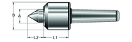 PLC-CNC-S60-MT3 - CNC High Speed Heavy Duty Live Center - Benchmark Tooling