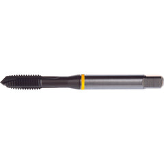 ‎#10-24 3 Flute H3 HSS-E PM DIN ANSI Machine Tap - Yellow Shark for Low Alloy Steels - Plug Style E-code # E80910-24 - Benchmark Tooling