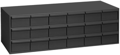 10-7/8 x 11-5/8 x 33-3/4'' (18 Compartments) - Steel Modular Parts Cabinet - Benchmark Tooling