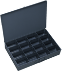 18 x 12 x 3'' - 16 Compartment Steel Boxes - Benchmark Tooling