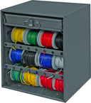 Wire and Terminal Storage Cabinet - w/Rods and Small Compartment Box - Benchmark Tooling
