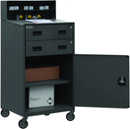 Mobile Shop Desk - 23"W x 20"D x 51"H - Benchmark Tooling