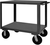 36"W x 24"D x 37-1/2"H - Shelf Stock Truck - Gray - Benchmark Tooling