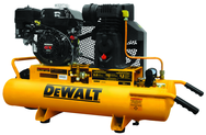 8 Gal. Single Stage Air Compressor, Twin Tank Wheel Barrow - Benchmark Tooling