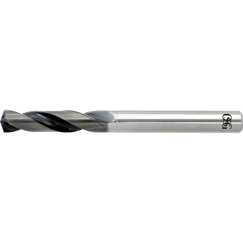 10.4 mm Dia. × 12 mm Shank × 52 mm Flute Length × 113 mm OAL, 3xD, WXL, 2 Flute, Coolant Thru, Solid Carbide Drill - Exact Industrial Supply