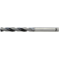 16.5 mm Dia. × 18 mm Shank × 116 mm Flute Length × 184 mm OAL, 5xD, WXL, 2 Flute, Coolant Thru, Solid Carbide Drill - Exact Industrial Supply
