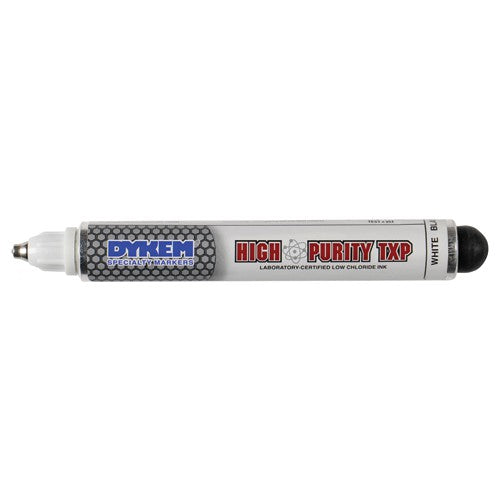 High Purity Marker - Stainless Steel Ball Tip - White - Benchmark Tooling