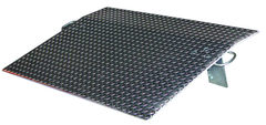 Aluminum Dockplates - #E4848 - 2600 lb Load Capacity - Not for use with fork trucks - Benchmark Tooling