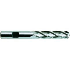 1 x 1 x 4 x 6-1/2 4Fl Long SE Ball 8% Cobalt End Mill - Benchmark Tooling
