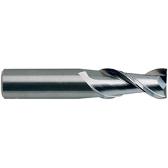 1/8″ × 1/8″ × 3/4″ × 2 1/4″ 4 Flute Square End Carbide End Mill-Plain Shank - Benchmark Tooling