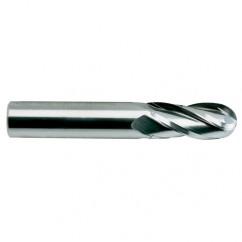 1/4 X 1/4 X 3/4 X 2-1/2 4 Fl Reg SE Ball CBD TiCN-Coated EM - - Benchmark Tooling