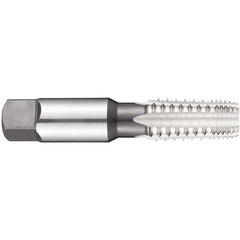 ‎3/8-18 NPT HSS Machine Tap - Interrupted Threads Straight Flute-Bright ANSI B94.9 E-code # E7113/8 - Exact Industrial Supply