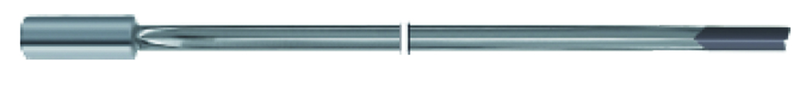 6.95mm Dia-Carbide 80XD Drill-118Â° Point-TiCN - Benchmark Tooling