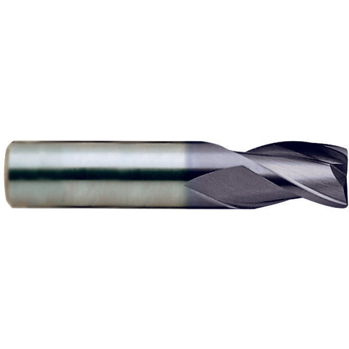 12 × 12 × 30 × 110 mm 4 Flute 1mm C/R Carbide End Mill-Plain Shank - Exact Industrial Supply