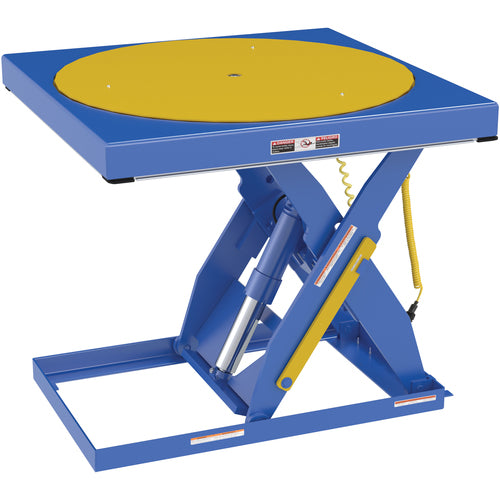 Built-In Manual Scissor Table Carousel-EHLT - Exact Industrial Supply