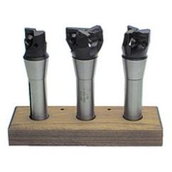 2; 2-1/2 & 3" Dia -  R8 SH - 90° Indexable End Mill Set - Benchmark Tooling