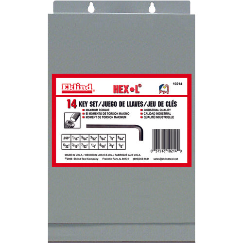 14PC HEX-L KEY SET - Benchmark Tooling