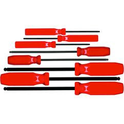 8PC BALL HEX SCREWDRIVER SET IN - Benchmark Tooling