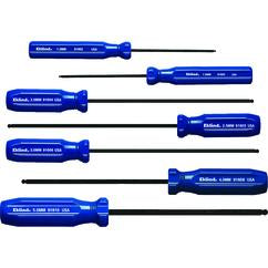 7PC BALL HEX SCREWDRIVER SET METRIC - Benchmark Tooling