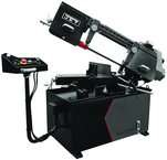 8 x 13" Mitering Bandsaw 45° Right Head Movement; Variable 80-310 Blade Speeds (SFPM) 30" Bed Height; 1-1/2HP; 115/230V; 1PH CSA/UL Certified Motor Prewired 115V - Benchmark Tooling