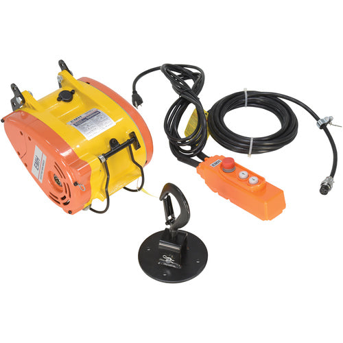 Electric Mini Hanging Cable Hoist 500Cap - Exact Industrial Supply