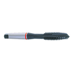 ‎3/8-24 Dia-H3-3 FL-Powdered Metal-Std Spiral Point Tap-Red Ring - Benchmark Tooling