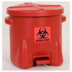 10 GAL POLY BIOHAZ SAFETY WASTE CAN - Benchmark Tooling