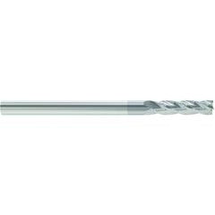 7/16 Dia. x 6 Overall Length 4-Flute Square End Solid Carbide SE End Mill-Round Shank-Center Cut-Uncoated - Benchmark Tooling