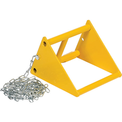 Fabricated Steel Wheel Chock 10″ - Exact Industrial Supply