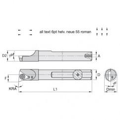 FCBI25045L CARBIDE SHANK BORING BAR - Benchmark Tooling