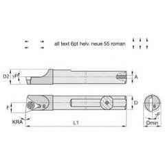 QCBI50085L CARBIDE SHANK BORING BAR - Benchmark Tooling