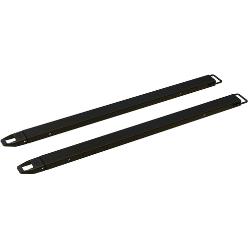 Fork Extensions 4″ × 84″ Standard Black (Pair) - Exact Industrial Supply