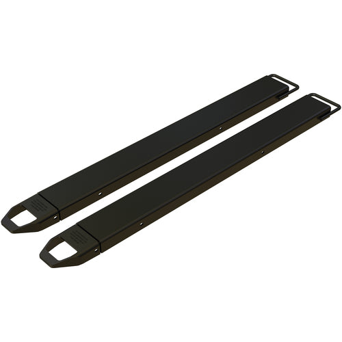 Fork Extensions 5″ × 63″ Standard Black (Pair) - Exact Industrial Supply