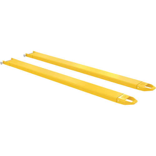 Fork Extensions 5″ × 84″ Pin Style (Pair) - Exact Industrial Supply