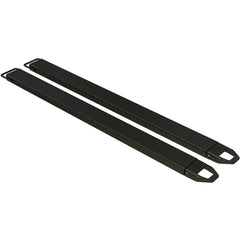 Fork Extensions 6″ × 84″ Standard Black (Pair) - Exact Industrial Supply