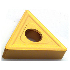TNMG 331 F41 PT1225, 0.016'Ä≥ Corner Radius, 0.187'Ä≥ Thick, 3/8'Ä≥ Inscribed Circle, TiN|TiCN|Al2O3|TiN, Triangle, Turning Indexable Insert - Benchmark Tooling