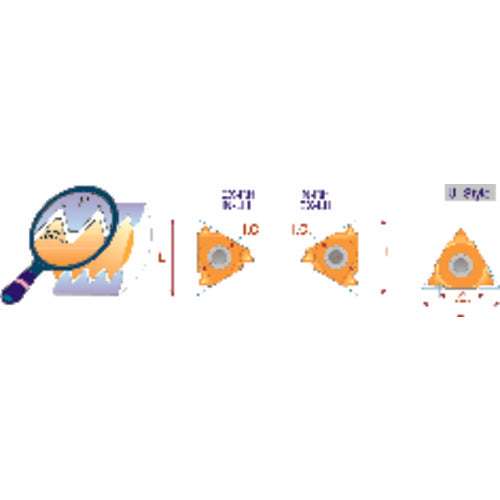 16IR 9UNMXC 3/8 IC - Profile Threading Insert - Benchmark Tooling