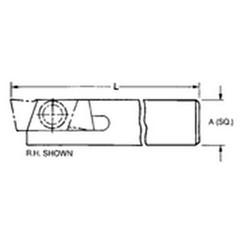 THE758R - 5/8 x 5/8" SH - Mini Groove Toolholder - Benchmark Tooling