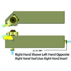 ANSR203D - Coolant Thru- RH - Threading Toolholder Use Insert NG-3R - Benchmark Tooling