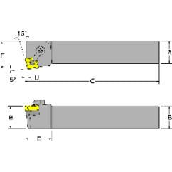 MCKNL20-4D - 1-1/4 x 1-1/4" SH - LH - Turning Toolholder - Benchmark Tooling