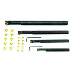 4 Pc. RH Boring Bar Set with 20 Inserts - Benchmark Tooling