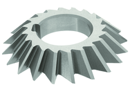 4 x 1 x 1-1/4 - HSS - 60 Degree - Left Hand Single Angle Milling Cutter - 20T - TiAlN Coated - Benchmark Tooling