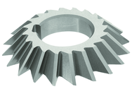 6 x 1-1/4 x 1-1/4 - HSS - 60 Degree - Left Hand Single Angle Milling Cutter - 28T - TiN Coated - Benchmark Tooling