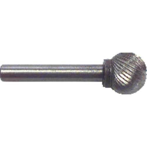 1/8 × 1/4″ SH Ball End Shape - HSS - Burr - Benchmark Tooling