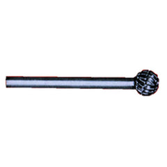 1/4 × 1/8″ SH Ball End Shape - HSS - Burr - Benchmark Tooling