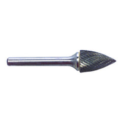 1/8 EdgeHog Flame Miniature Carbide Bur SH-41 Std Alt Diamond (Double) - Benchmark Tooling